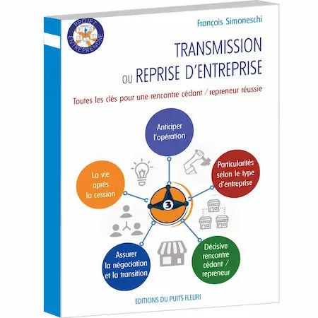 Couverture du livre sur la transmission ou reprise d'entreprise