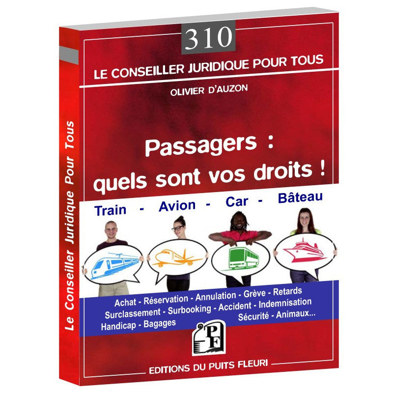 Couverture du livre « Passagers : quels sont vos droits ! » d'Olivier d'Auzon, Éditions du Puits Fleuri