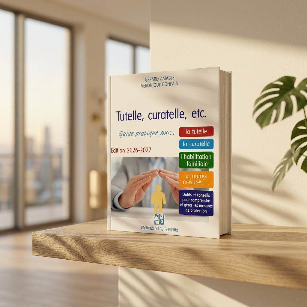 Couverture du livre « Tutelle, curatelle, etc. 2026-2027 » de Gérard Amable et Véronique Bonpain, Éditions du Puits Fleuri